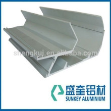 Perfil de Aluminio SS Sand Blasting Anodize Silver color Profile Extrusao de aluminio